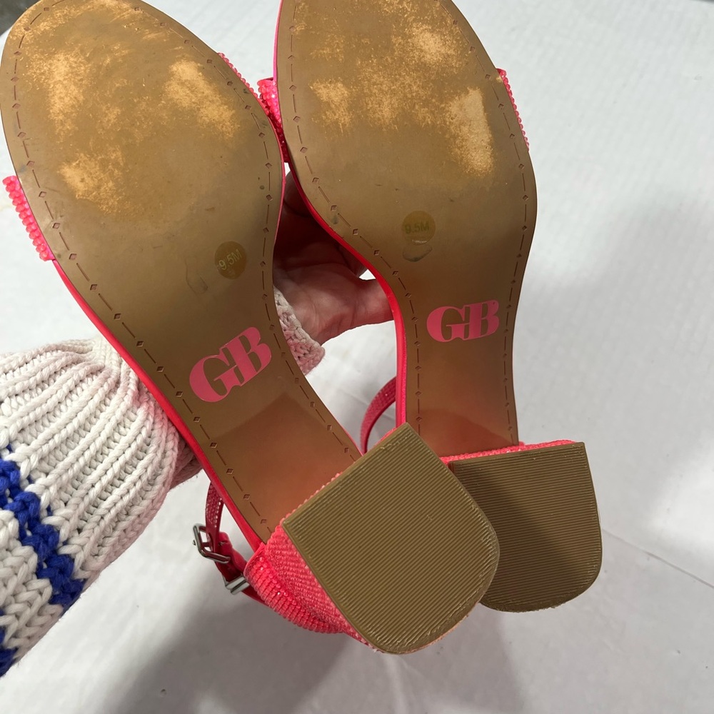 GIANNI BINI BLING OUT RHINESTONE EMBELLISHED HEEL - Picture 8 of 15